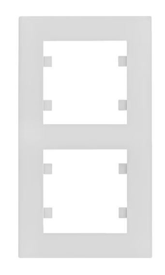 Lumina intense Ramka 2-krotna pionowa biała