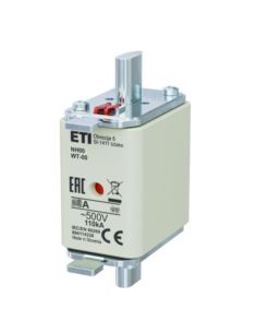 Wkładka top.80A 500V AC WT-00C/GG