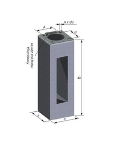 Fundament  F-100/200 betonowy