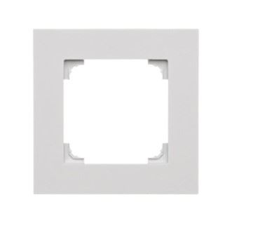 Simon55 Ramka pojedyncza jasnoszary mat TR1/114
