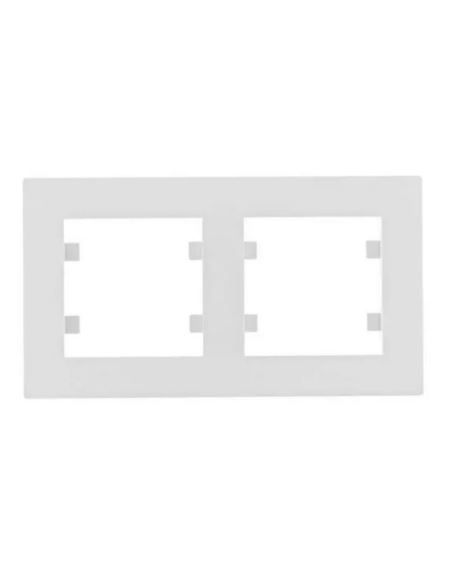 Lumina intense Ramka 2-krotna pozioma biała