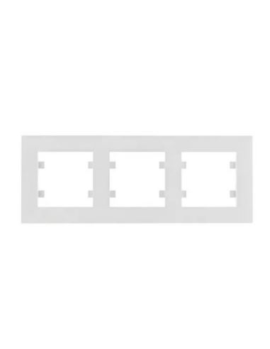 Lumina intense Ramka 3-krotna pozioma biała