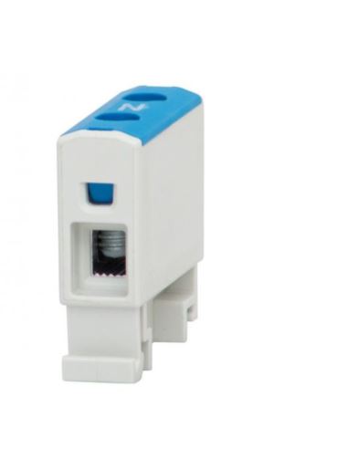 Złączka LZ 1,5mm2-16mm2 niebieska na szynę TH35