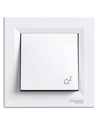 ASFORA Przycisk dzwonek biały