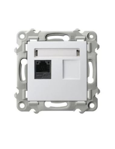 Szafir Gniazdo komputerowe GPK-1Z/K/m/00 poj.białe