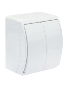 KOALA Łącznik świecznikowy IP44 biały n/t