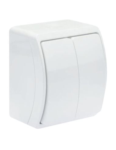 KOALA Łącznik świecznikowy IP44 biały n/t