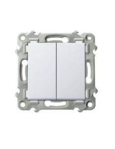 Szafir Łącznik świecznikowy ŁP-2Z/m/00 biały podw.