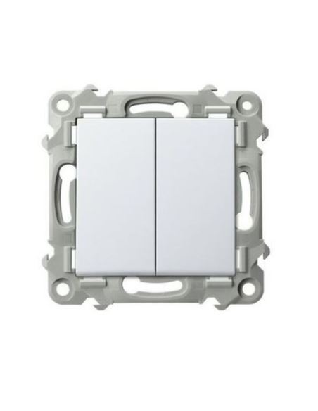 Szafir Łącznik świecznikowy ŁP-2Z/m/00 biały podw.