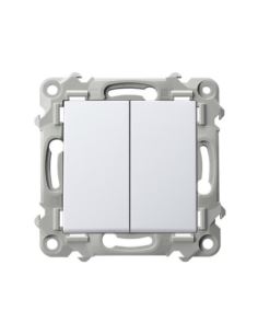 Szafir Łącznik podwójny schodowy biały ŁP-10