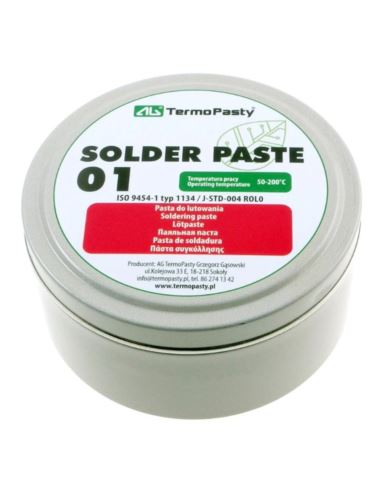 Pasta lutownicza AG SOLDER PASTE 01 100ml