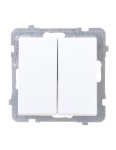 SONATA Łącznik świecznikowy biały