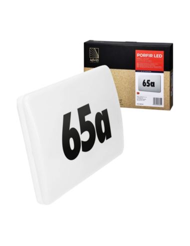 Oprawa oświetleniowa PORFIR LED 12W z nr domu