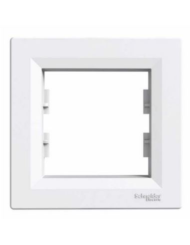 ASFORA Ramka 1-krotna pozioma BIAŁA