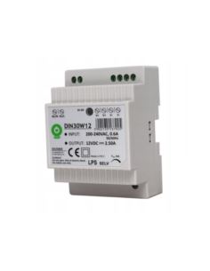 Zasilacz 12V DIN30W12 30W na szynę DIN reg