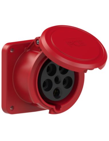 Gniazdo tablicowe proste 63A 5P 6h IP44