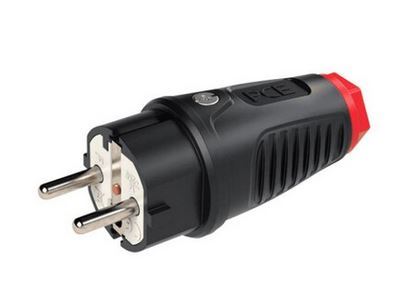 Wtyczka gumowa przen. UNI SCHUKO 16A 250V IP54 PCE