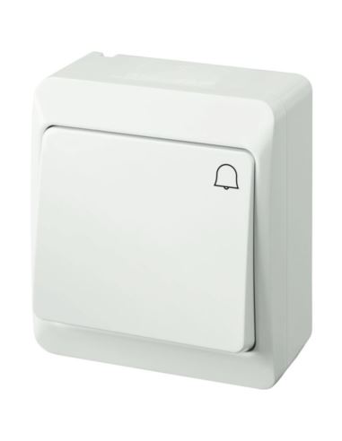 HERMES Łącznik dzwonek IP44 ŁNT-1D biały