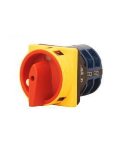 Wyłącznik 25A 0/1 3P tablicowy zamykany żół-czer.