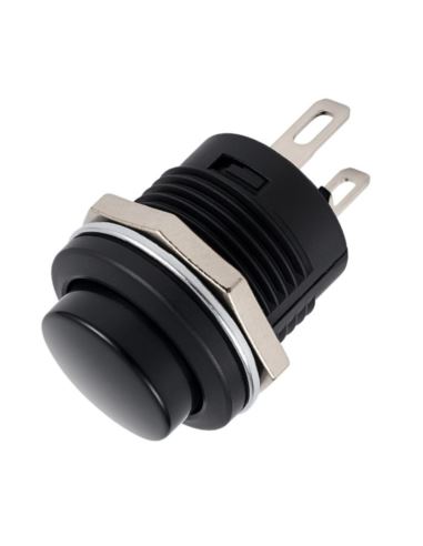 Przycisk chwilowy okrągły zwierny NO czarn R13-507