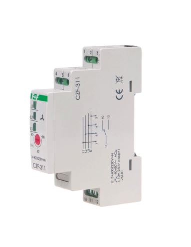 Przekaźnik zaniku i asym. faz 10A 1P CZF-311 TH35