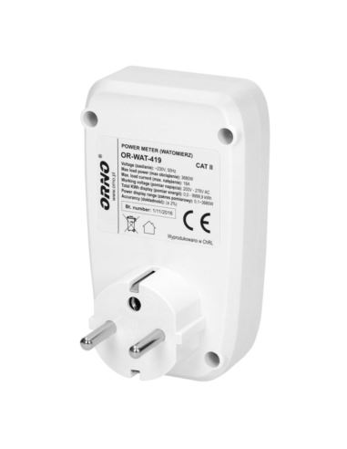 Watomierz kalkulator energii z wyświetlaczem LCD