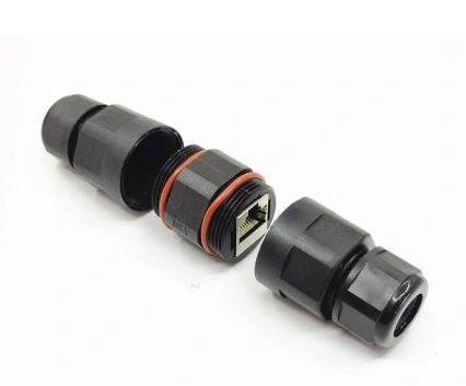 Łącznik mufa 2xRJ45 STP kat.6 IP68