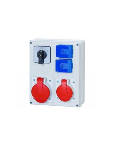 Rozdzielnica R-240 16/5,32/5,2x230V, 0/1(32A)