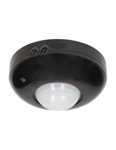 Czujnik ruchu 360st 1200W IP20 sufitowyczarny ORNO