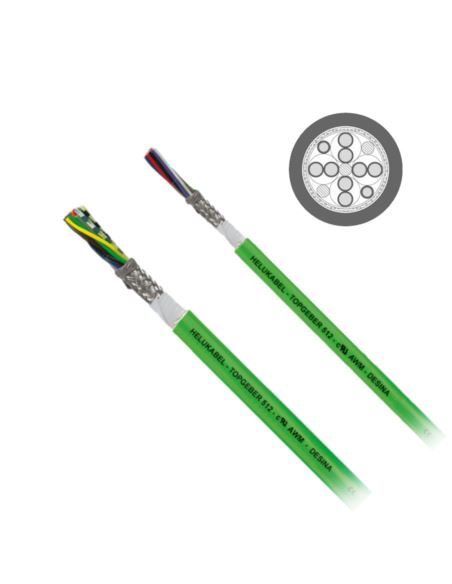 Przewód TGEBER512 4x2x0,25 QMM 350V do prowadnic