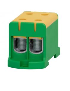 Złączka LZ 2x95/2x95mm2 żółto-zielon na szynę TH35