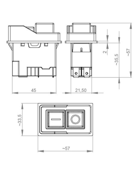 Wyłącznik elektromagnetyczny KJD17 230V 5pin
