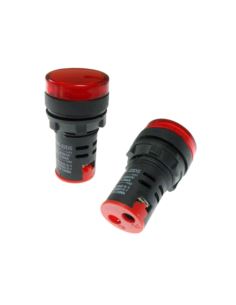 Kontrolka LED 220V czerwona 22mm AD16 1szt.