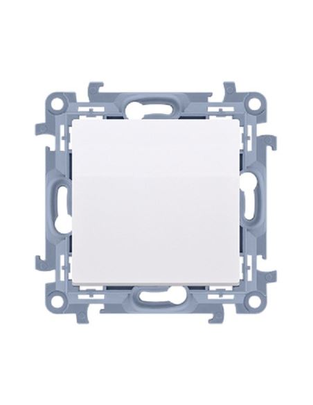 Simon10 Przycisk pojedynczy biały