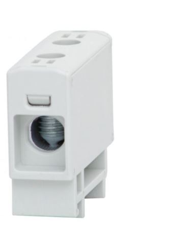 Złączka LZ 2,5mm2-35mm2 szara na szynę TH35