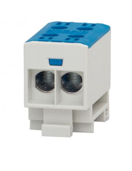 Złączka LZ 2x35/2x35mm2 niebieska na szynę TH35