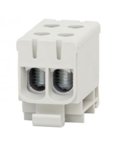 Złączka LZ 2x50/2x50mm2 szara na szynę TH35