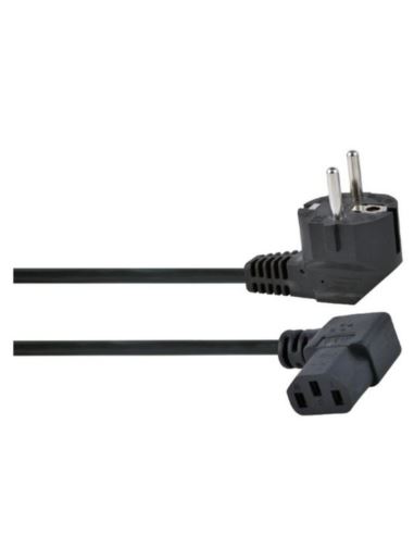 Kabel zasilający PC 1.5m komputerowy kątowy