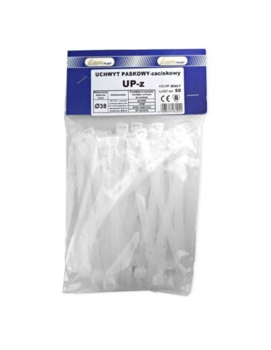 Uchwyt paskowy przewodu UPZ-38 /50szt./ biały