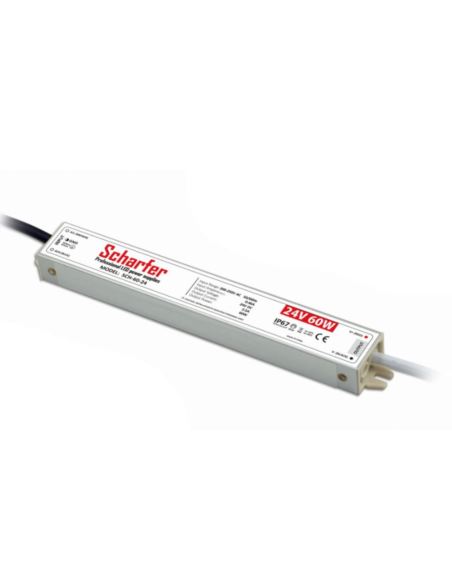 Zasilacz led herm. IP67 24V 60W Scharfer 7Y