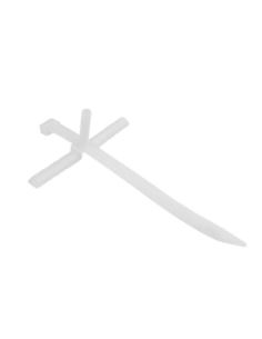 Uchwyt paskowy z kołkiem USMPK-12 25szt biały