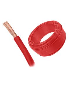 DH Przewód 2,5mm na wysokie temp. czerwony 1mb