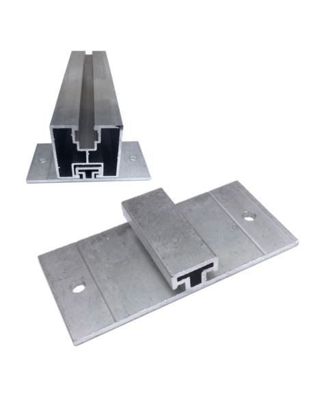 Uchwyt ALU szyny - blacha trapezowa obornicka