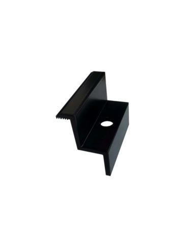 Klamra końcowa 50x40mm M8 CZARNA