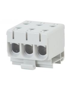 Złączka LZ 3x50/3x50mm2 szara  na szynę TH35