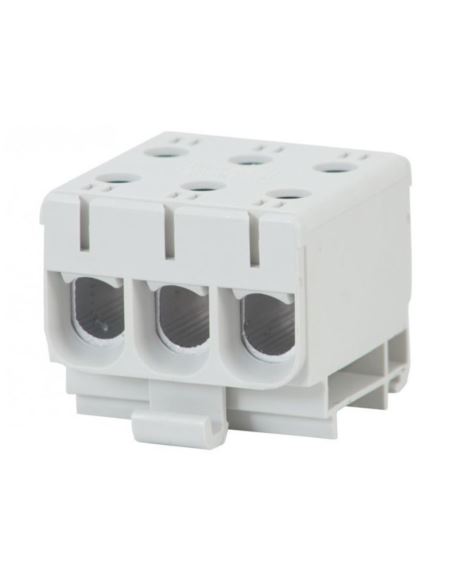 Złączka LZ 3x50/3x50mm2 szara  na szynę TH35