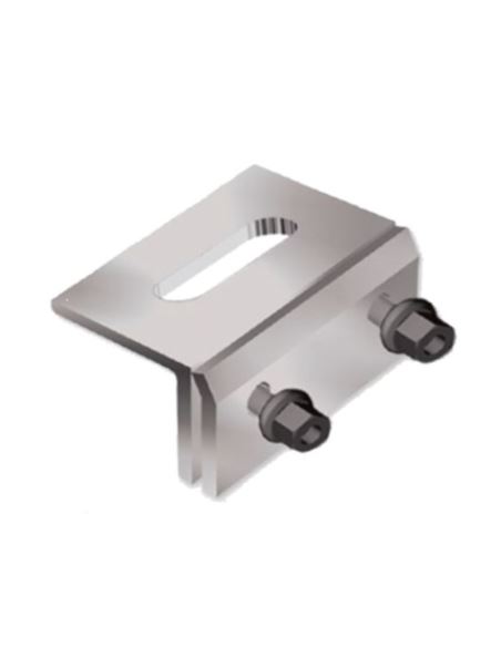 Uchwyt dachowy na rąbek krótki, mocowanie profila