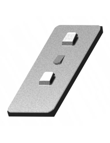 Konstrukcja BAKS podstawa ceownika PC50P z gumą