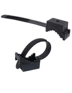 Uchwyt paskowy przewodu UP-30 czarny UV (50szt)