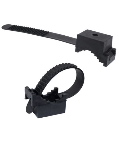 Uchwyt paskowy przewodu UP-30 czarny UV (50szt)
